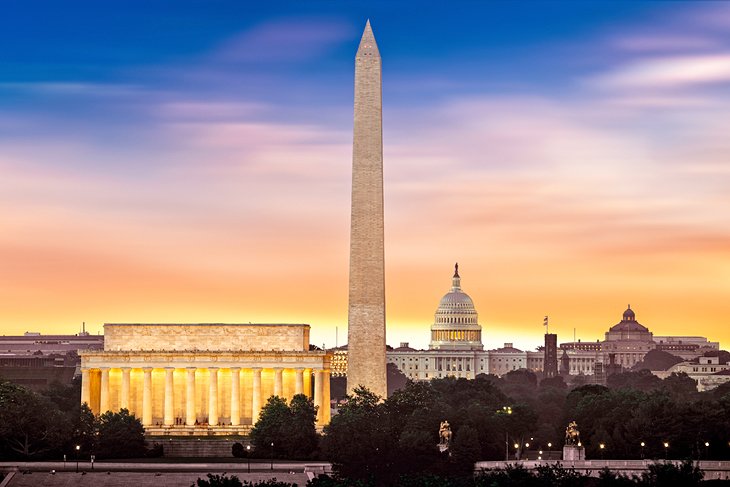 Sunrise in Washington, D.C.