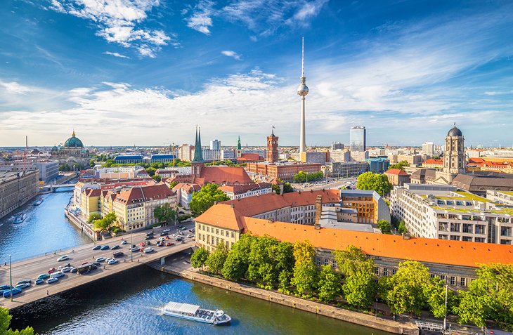 Aerial view of Berlin