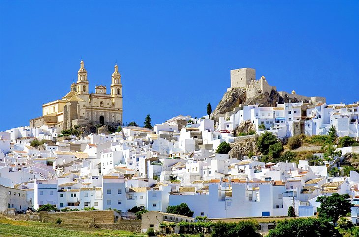 Olvera village in the Pueblos Blancos