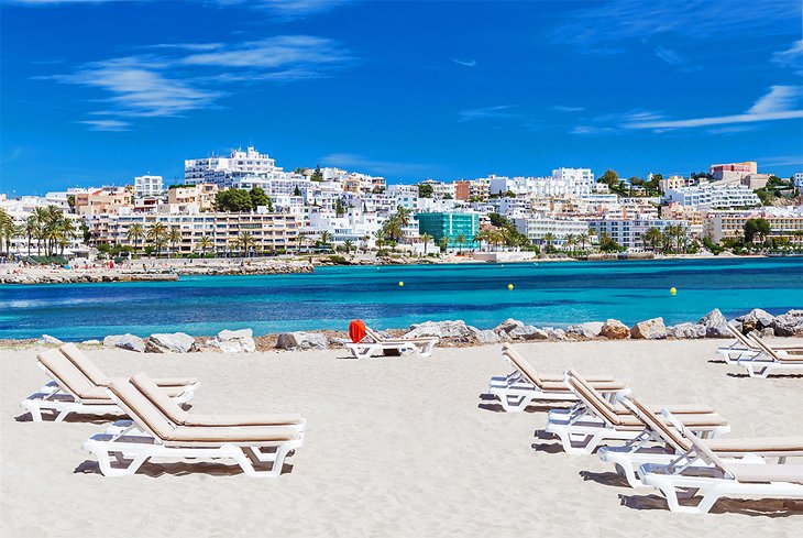 Beautiful beach in Ibiza