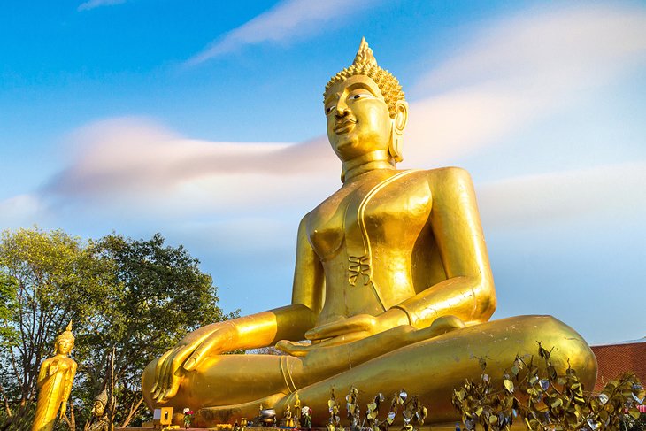 Bouddha d'or à Pattaya