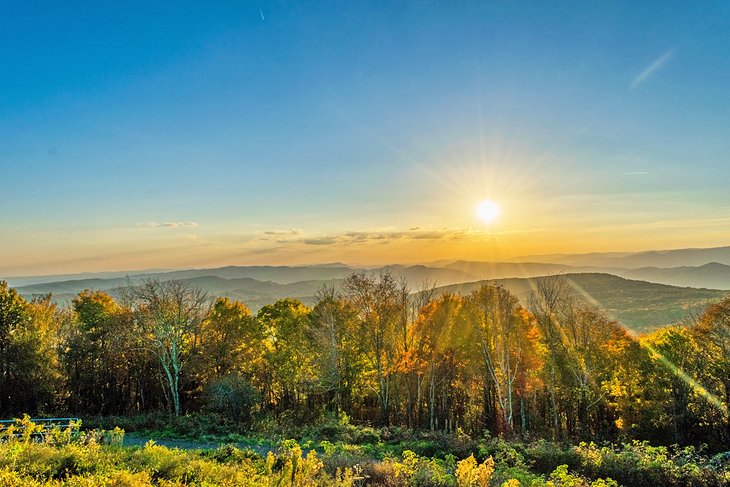 Sunset in High Knob, Norton