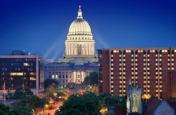 18 hoteles mejor calificados en el centro de Madison, WI 18 hoteles mejor calificados en el centro de Madison, WI