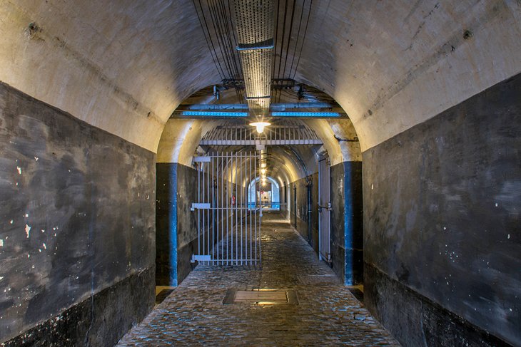 A corridor in Fort Breendonk