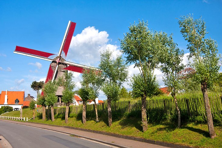 Windmill in Knokke, Belgium