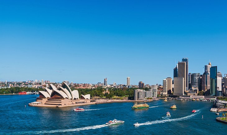 Sydney Harbour and the Sydney Opera House