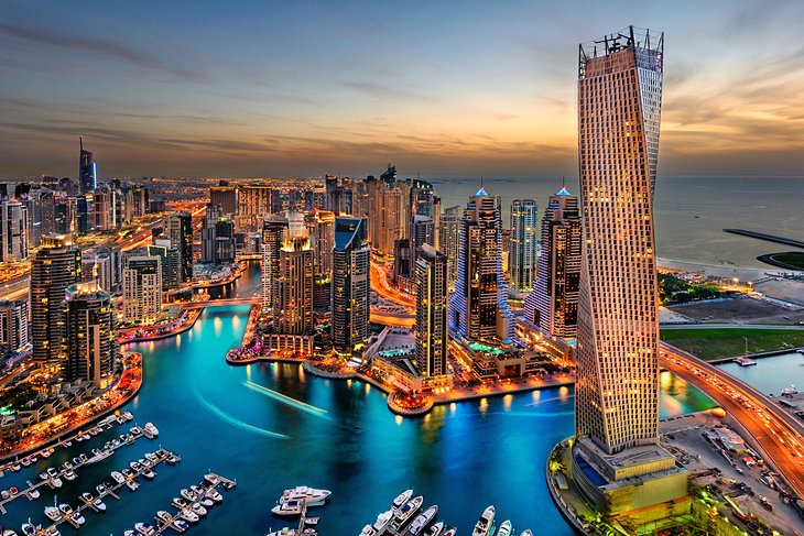 Dubai at dusk