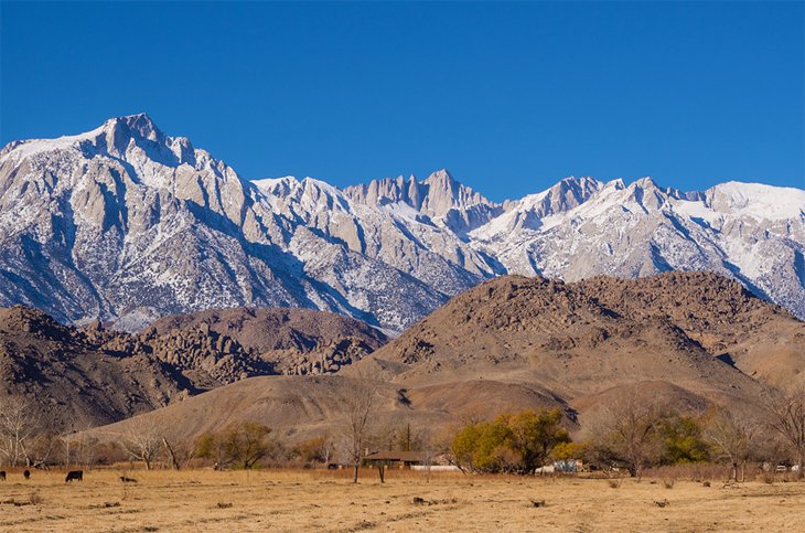 View of Mt. Whitney from Lone Pine