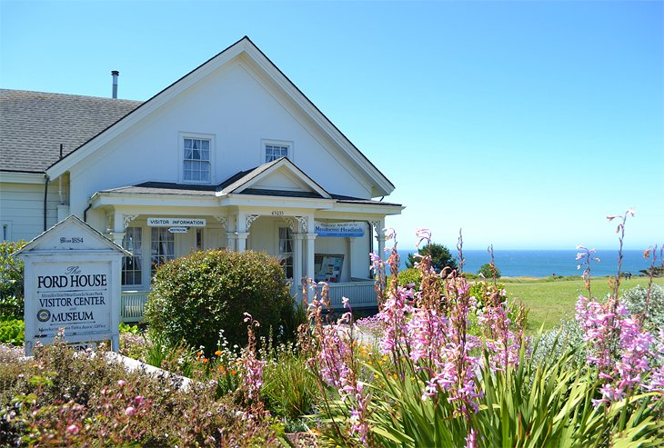 The Ford House Visitor Center in Mendocino