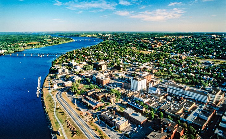 View over Fredericton