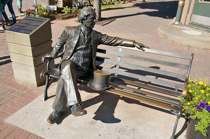 Statue of Sir John A. Macdonald in Charlottetown