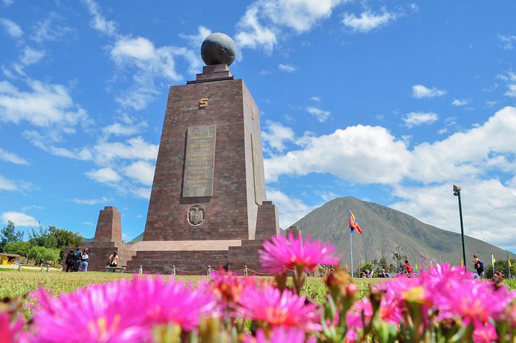 Middle of the world monument in Quito, Ecuador