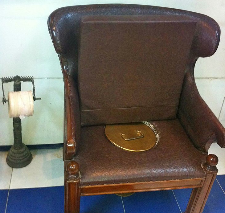 Toilet exhibit at the Sulabh International Museum of Toilets
