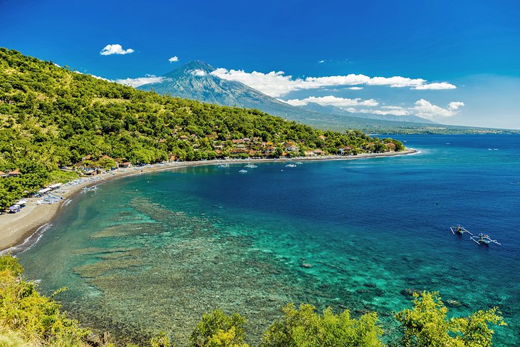 Coral reef off Amed Beach