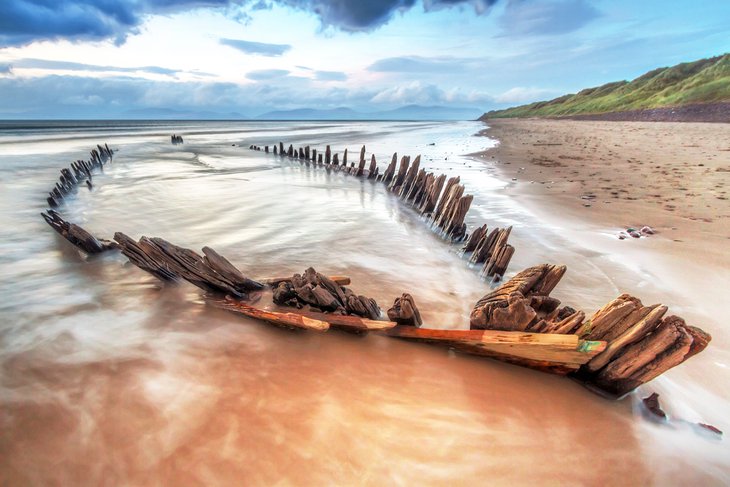 The Sunbeam shipwreck at Rossbeigh