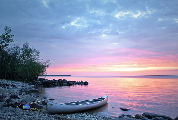 Hecla Island sunset