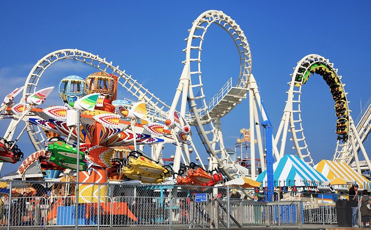 Amusement park rides in Wildwood, NJ