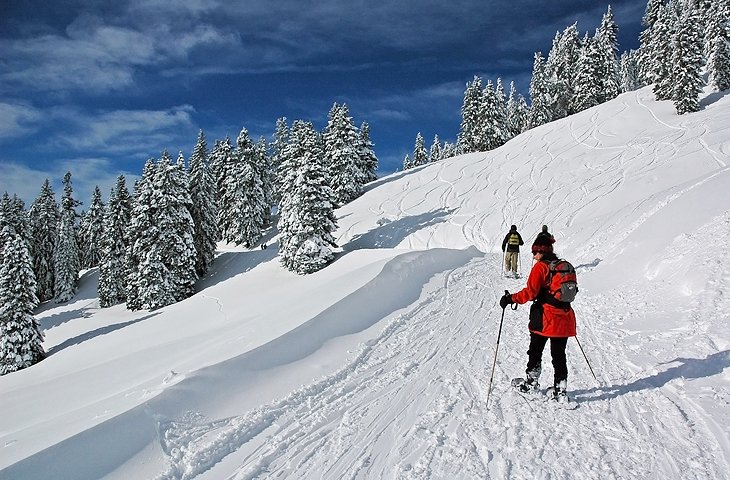 Snowshoeing near Ashland