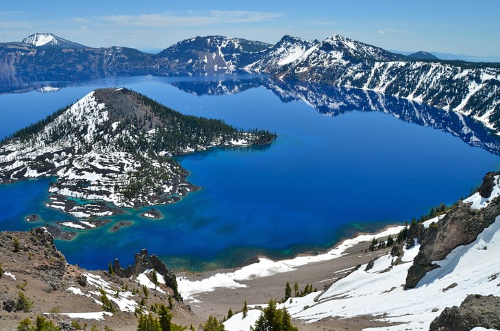 Crater Lake and Wizard Island