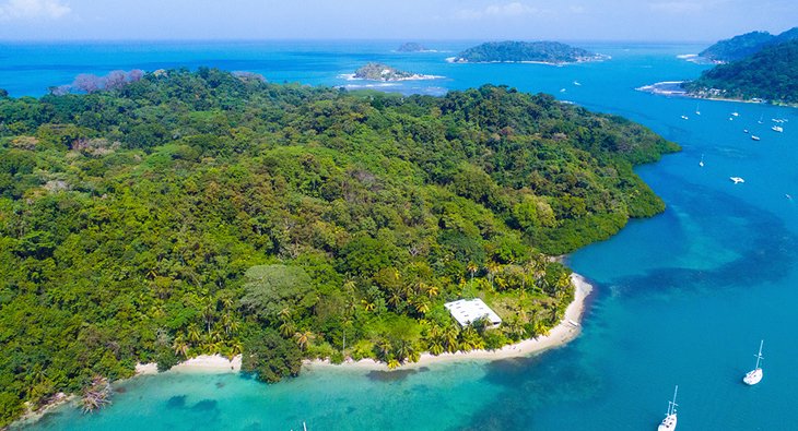 Aerial view near Portobelo