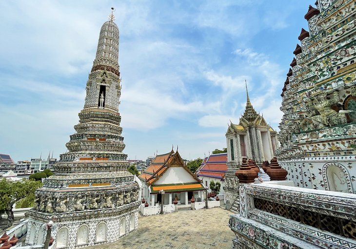 The Marble Temple in Bangkok at sunset