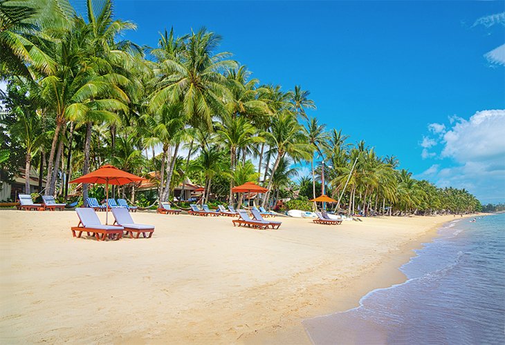 A luxury resort on Lamai Beach