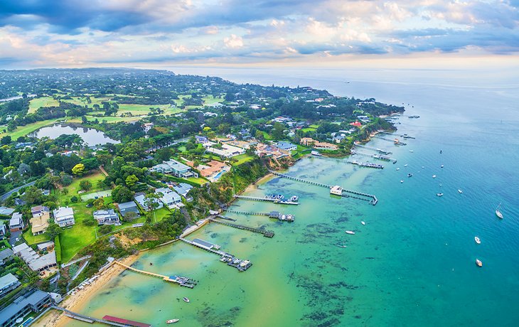 Aerial view of Sorrento