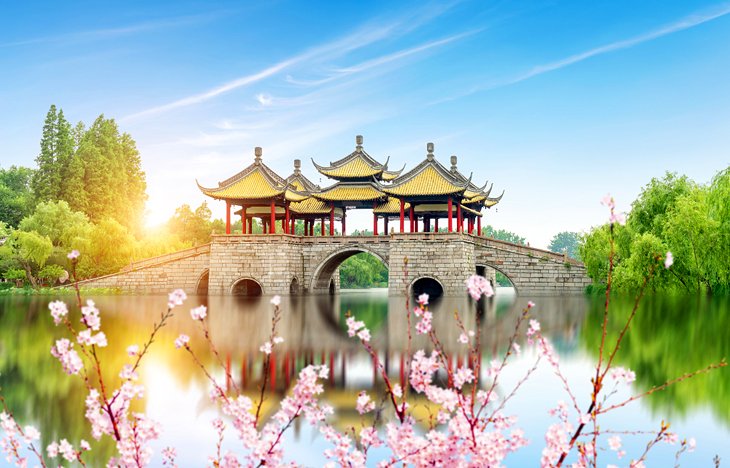 The Lotus Bridge in Yangzhou
