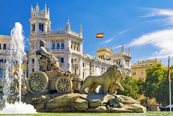 Cibeles Fountain in Madrid