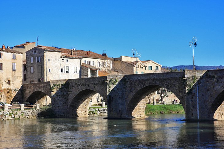 Bridge over the Aude River in Limoux