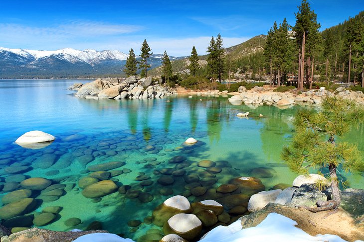 Lake Tahoe in the winter