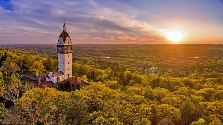 Heublein Tower at Talcott Mountain State Park