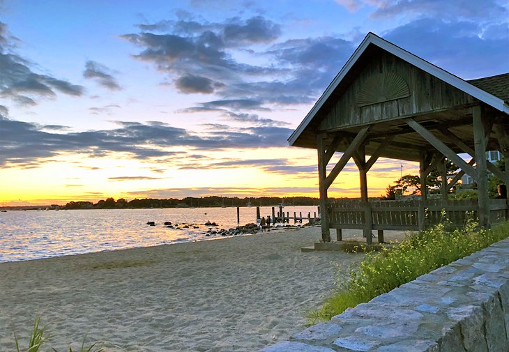 DuBois Beach at sunset