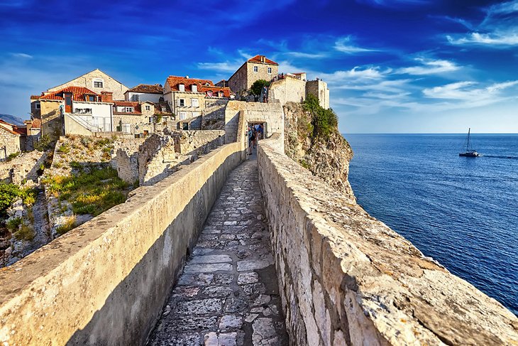 The walls of Dubrovnik