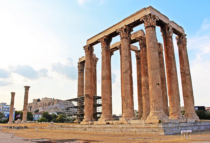 Olympieion : Temple de Zeus Olympien