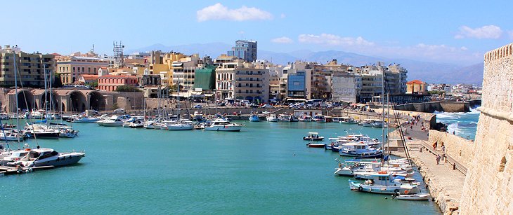 View of Heraklion from the fortress