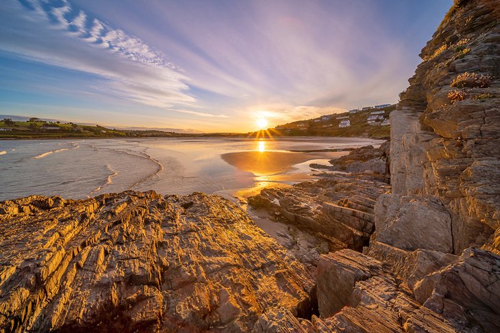 Sunset at Inchydoney Beach