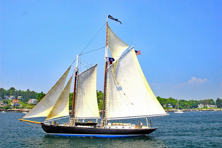 Windjammer in Boothbay Harbor