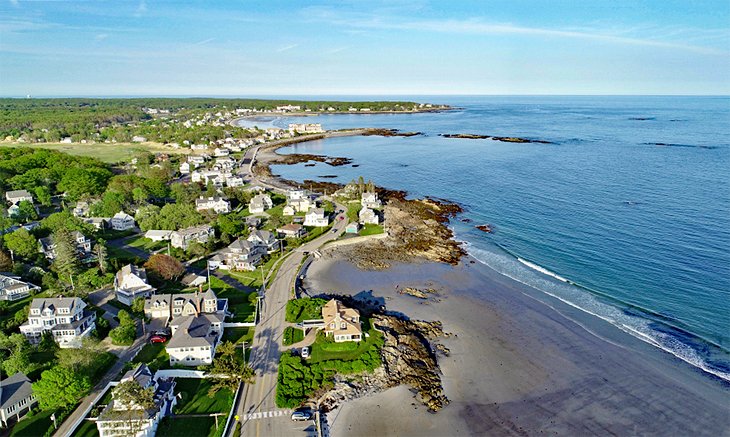 Beautiful homes on Kennebunkport Beach