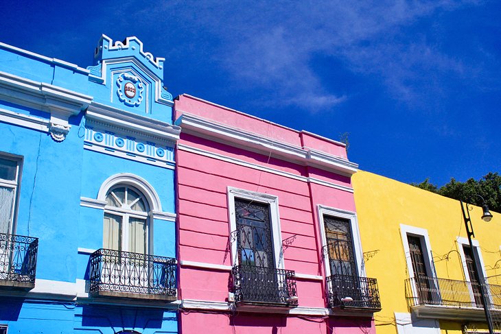 Colonial architecture in Puebla