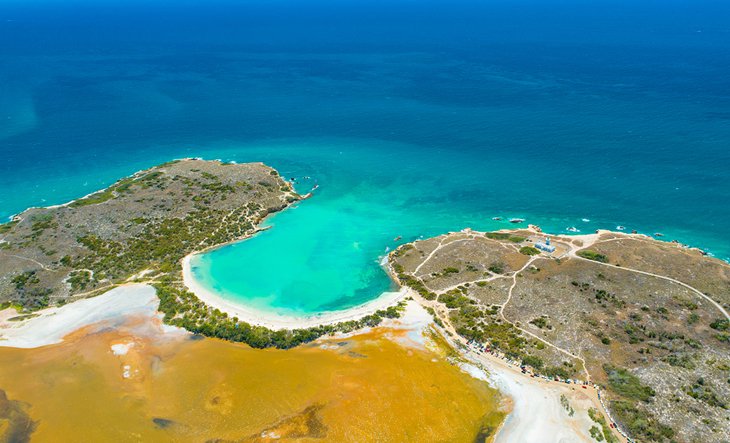 Aerial view of Playa Sucia