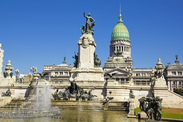 Congress Square in Buenos Aires