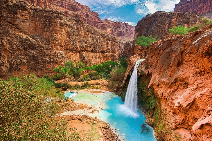 Havasu Falls in the Grand Canyon