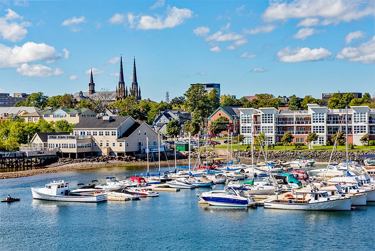 Charlottetown Harbor on Prince Edward Island