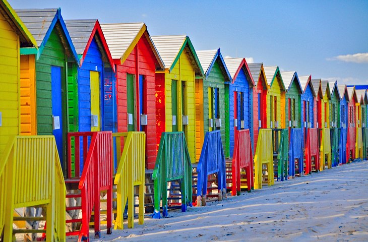 Beach huts in Muizenberg