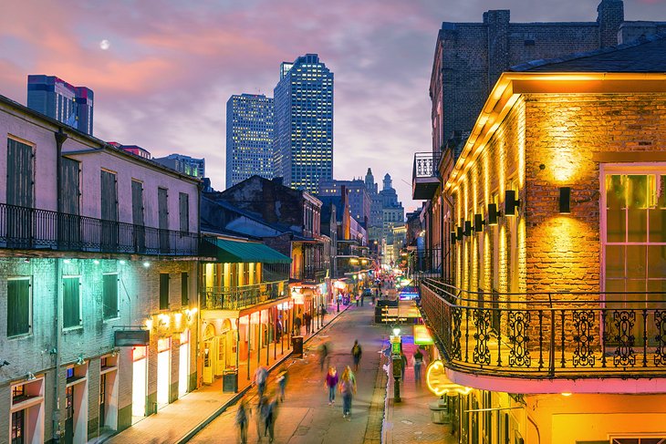 New Orleans at dusk