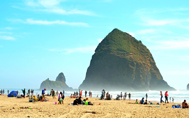 Haystack Rock at Cannon Beach