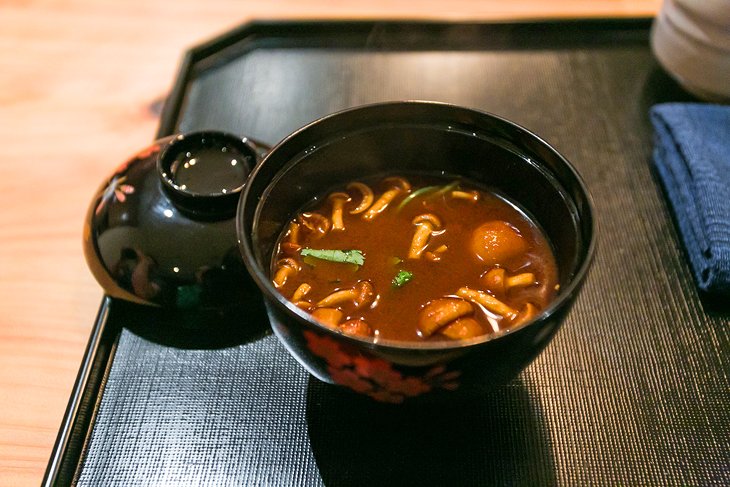 Miso soup at Maruya