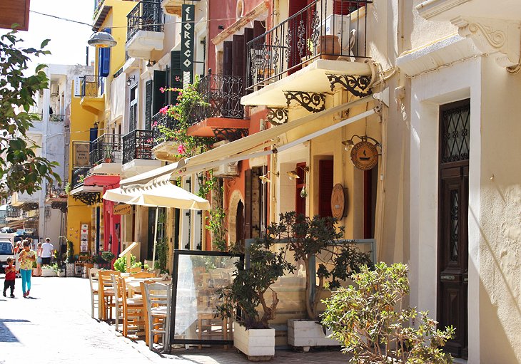 A street in the Old Town of Chania