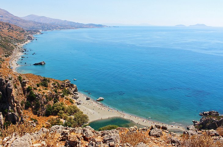 Preveli beach